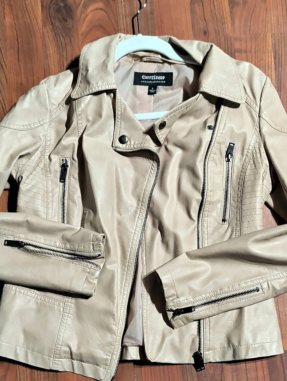 Faux Leather Moto Jscket